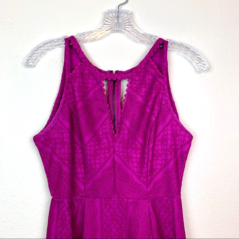 Free People Fuchsia Miss Connections Lace Dress - Picture 3 of 8
